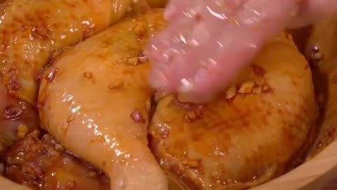 Grilled chicken leg