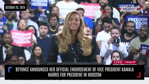 Beyoncé Announced Her Official Endorsement Of Vice President Kamala Harris For President In Houston