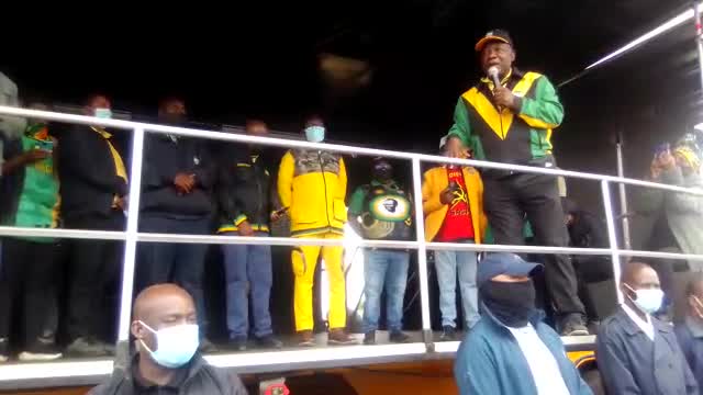 Ramaphosa in Orange Farm