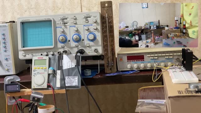 【非公開】2021.4.4 空芯二重コイルの共振テスト（続き2）