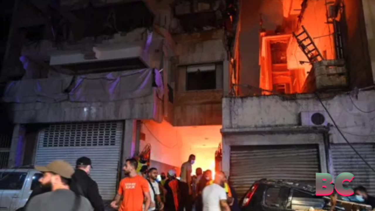 22 killed in Israeli strikes on Beirut, Lebanon says