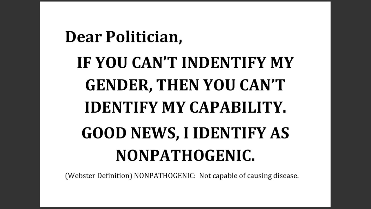 Politician-Can't identify Gender, but CAN identify Capability ?