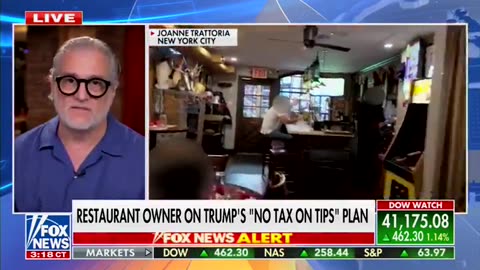 Lady Gaga's Dad supports President Trump's no tax on tips.