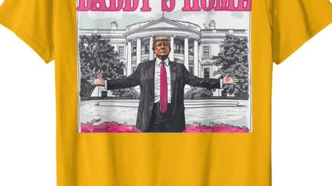 Products by RB - Trump 2024 T-Shirt, Men Women Shirt, Take America Back, Daddy's Home Trump