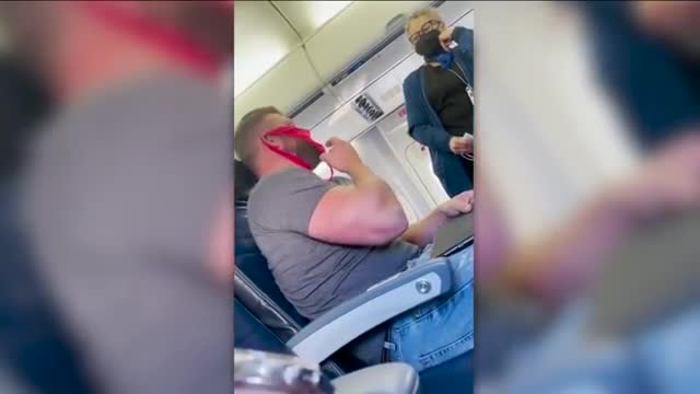 Florida Man challenges mask policy on flight by wearing women's underwear on his face