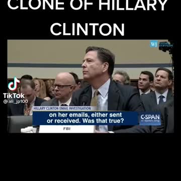 Hillary Clinton body double caught on camera