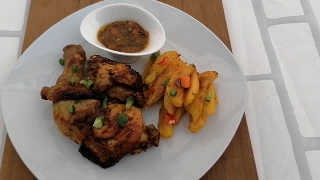 Spicy Chicken and Fries