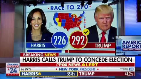 Kamala Harris just called President Trump to concede and congratulate