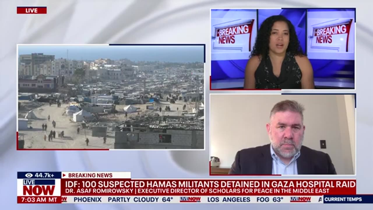 IDF_ 100 Hamas terrorists detained in Gaza hospital raid _ LiveNOW from FOX