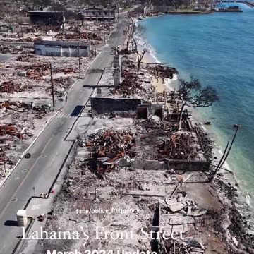 Опустошенията в Хавай шест месеца след пожара.