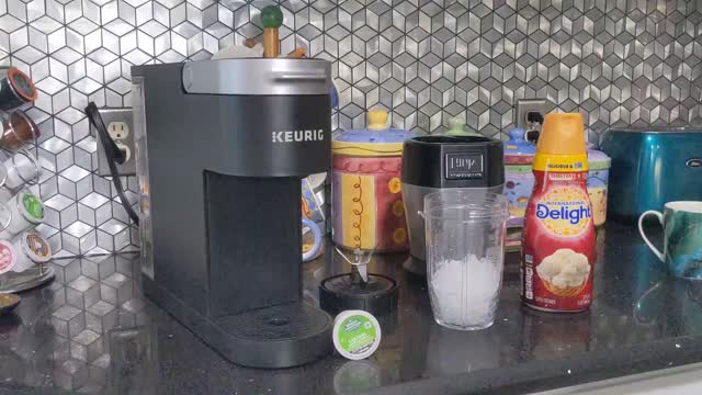 Making iced coffee