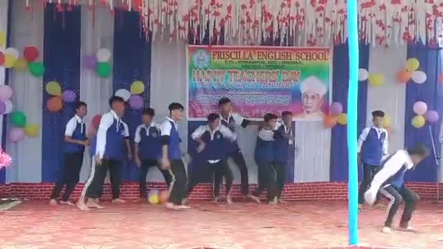 Teacher's day Dance by Priscilla English School Students