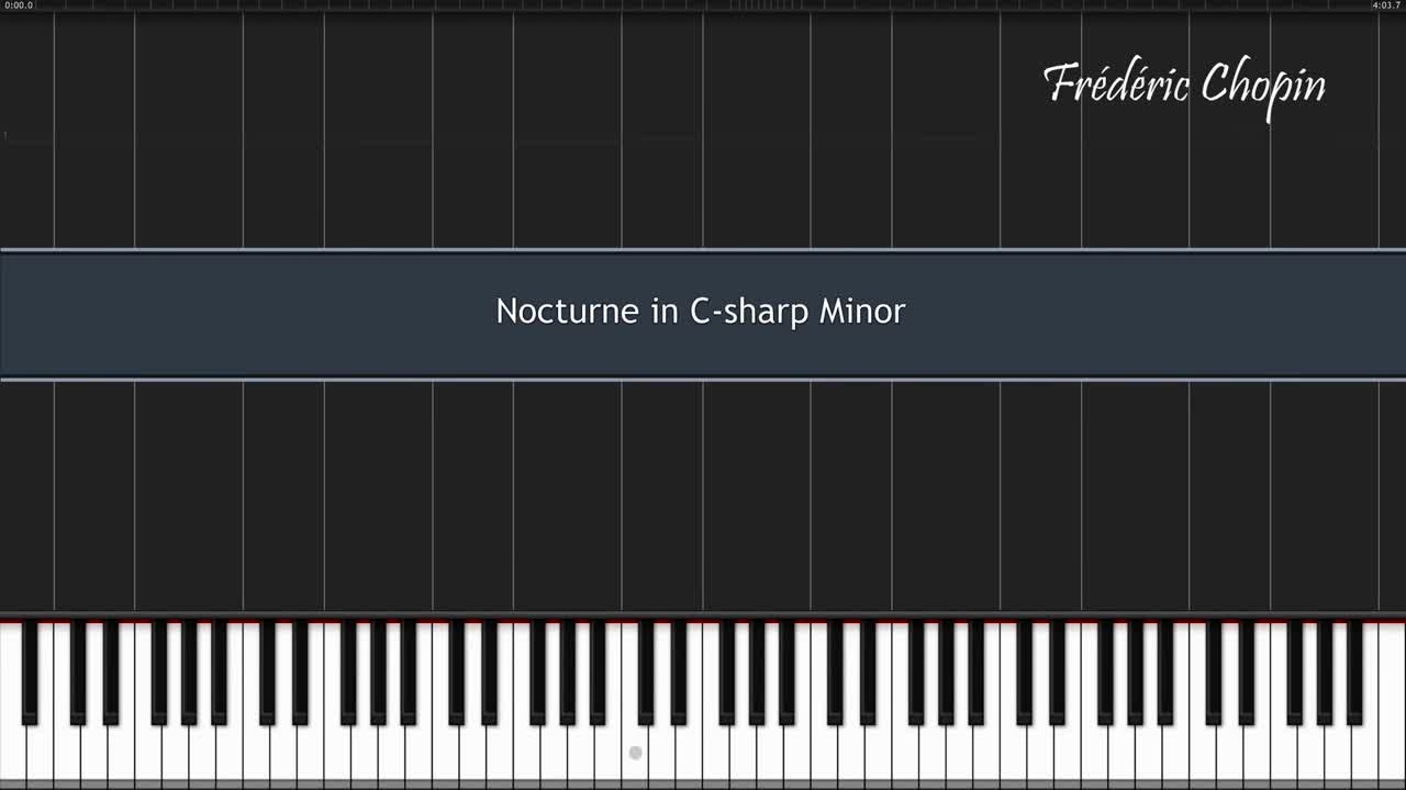 Nocturne in C-sharp Minor - Frederic Chopin