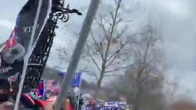 Corey Camasso & Teddy Daniels Yell At DC Metro Police During Capitol Riot