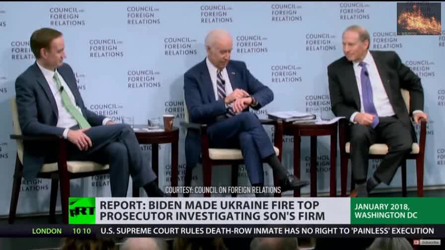 Biden Brags about Bribing Ukraine with $1 Billion