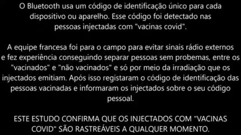 TESTE FEITO EM FRANÇA CONFIRMA: INJETADOS COM VACINA COVID EMITEM SINAL DE BLUETOOTH