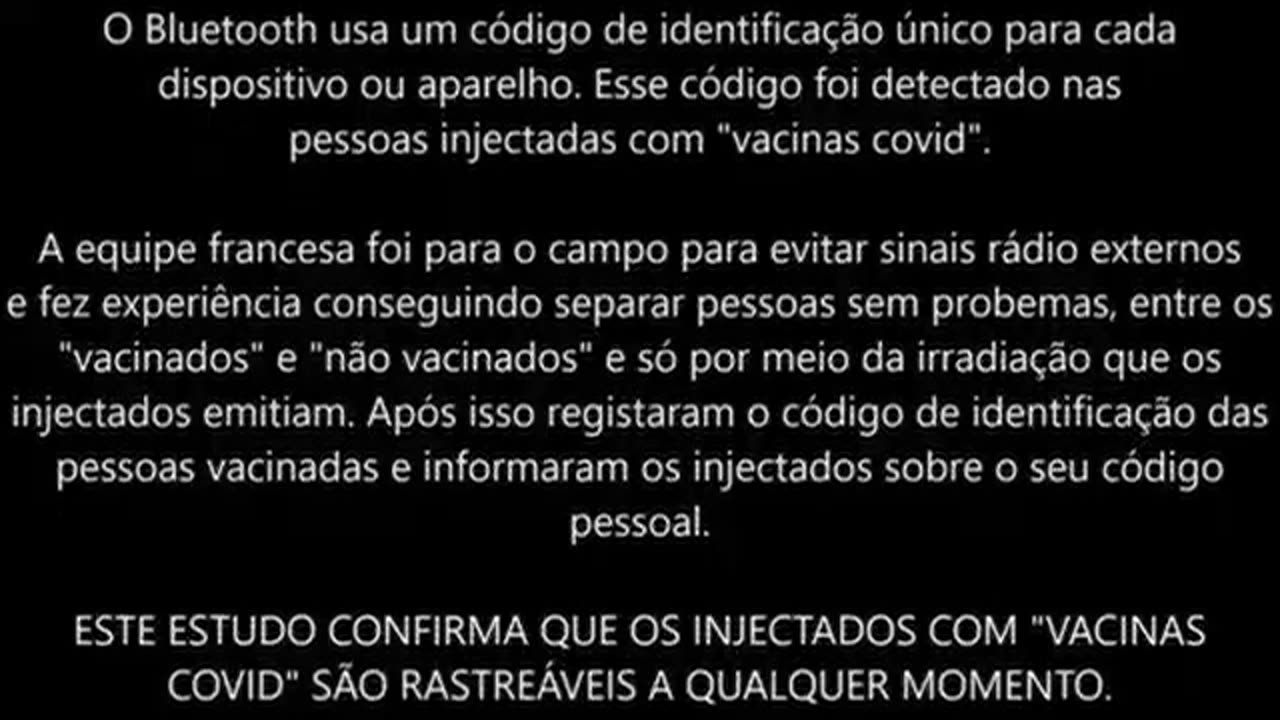 TESTE FEITO EM FRANÇA CONFIRMA: INJETADOS COM VACINA COVID EMITEM SINAL DE BLUETOOTH