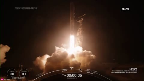 SpaceX launches 30 payloads on Falcon 9 rocket from Vandenburg Space Force Base