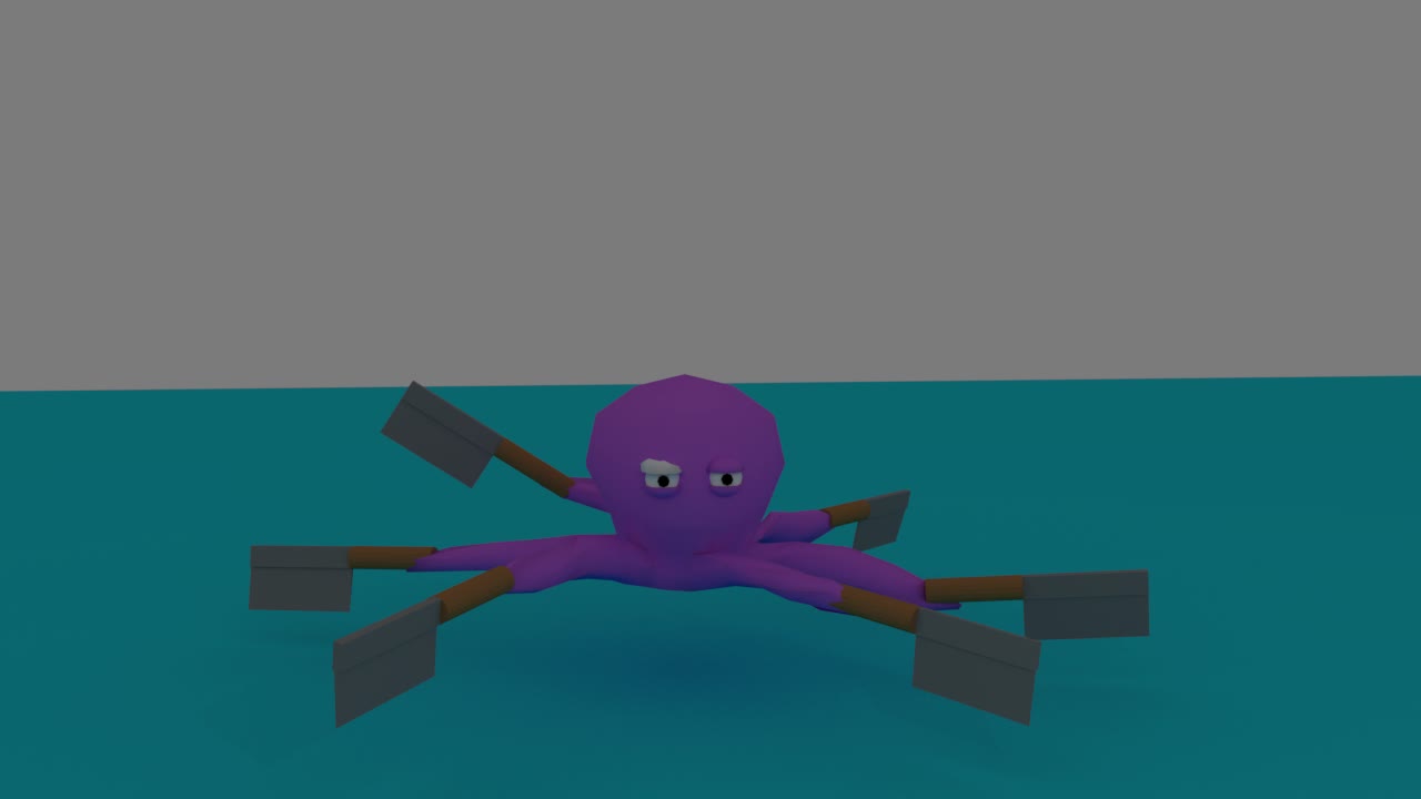 Octopus wants to go on a rampage