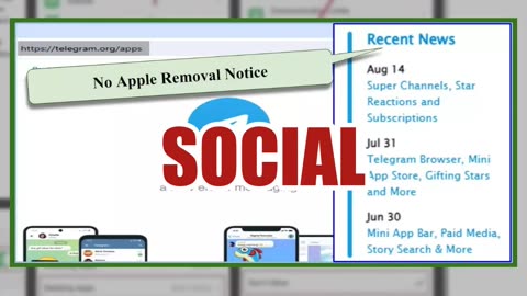 Fact Check: Telegram Did NOT Announce In August 2024 That Apple Might Delete App Without Notice