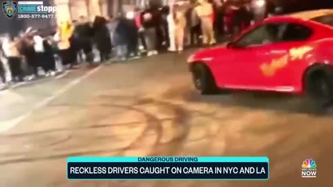 Reckless driving caught on camera in NYC and la leads