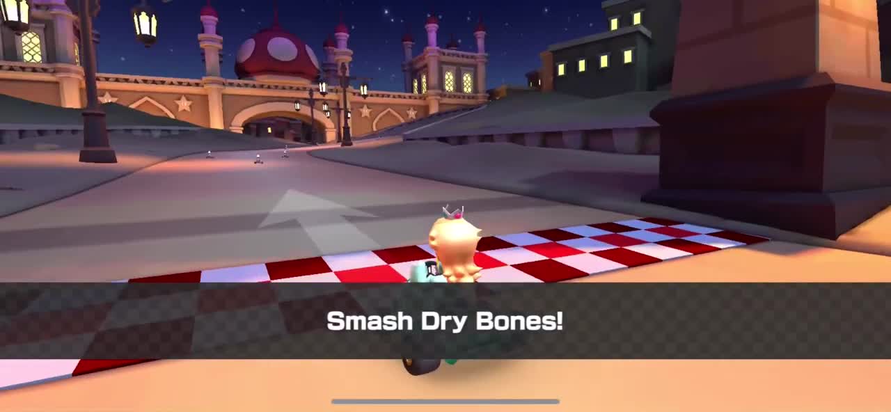 Mario Kart Tour - Clearing Hammer Bro Cup Challenge Smash Small Dry Bones