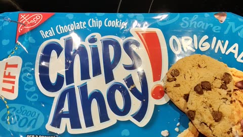 Eating Nabisco Chips Ahoy! Real Chocolate Chip Cookies, Dbn, MI, 8/13/23