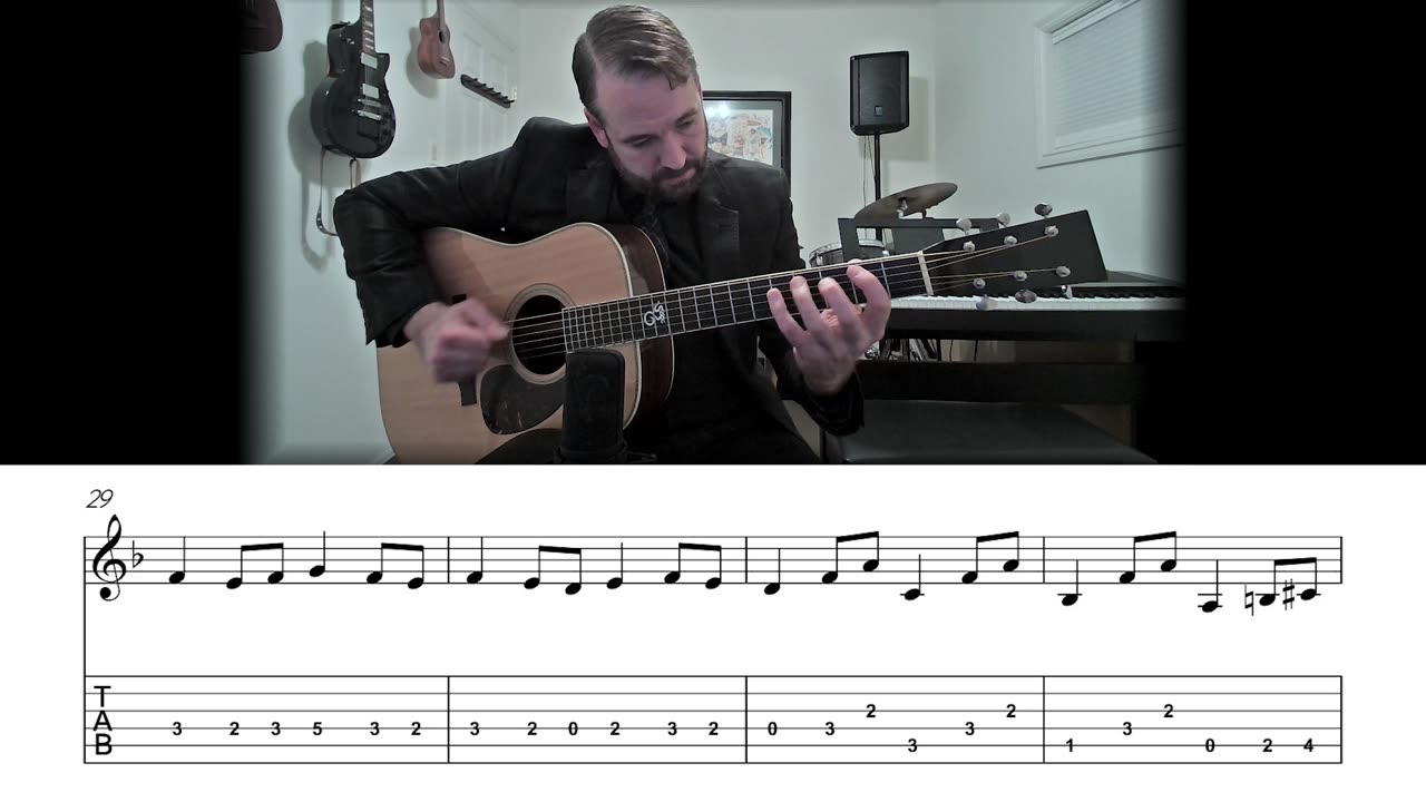 Halloween Reel - Bluegrass Flatpicking Guitar Lesson (Sheet Music + TAB)