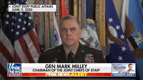 OX NEWS ALERT PRESIDENT BIDEN FIRE GENERAL MIKE MILLEY FOR BEING TO WOKE