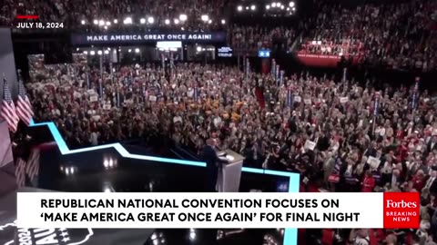 Dana White Introduces Donald Trump At The RNC