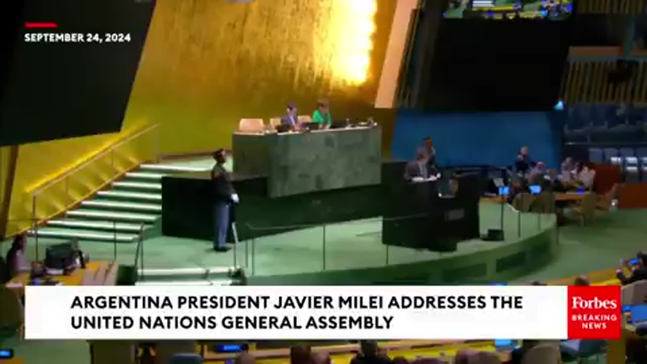 Javier Milei addresses the UN 24/09/24