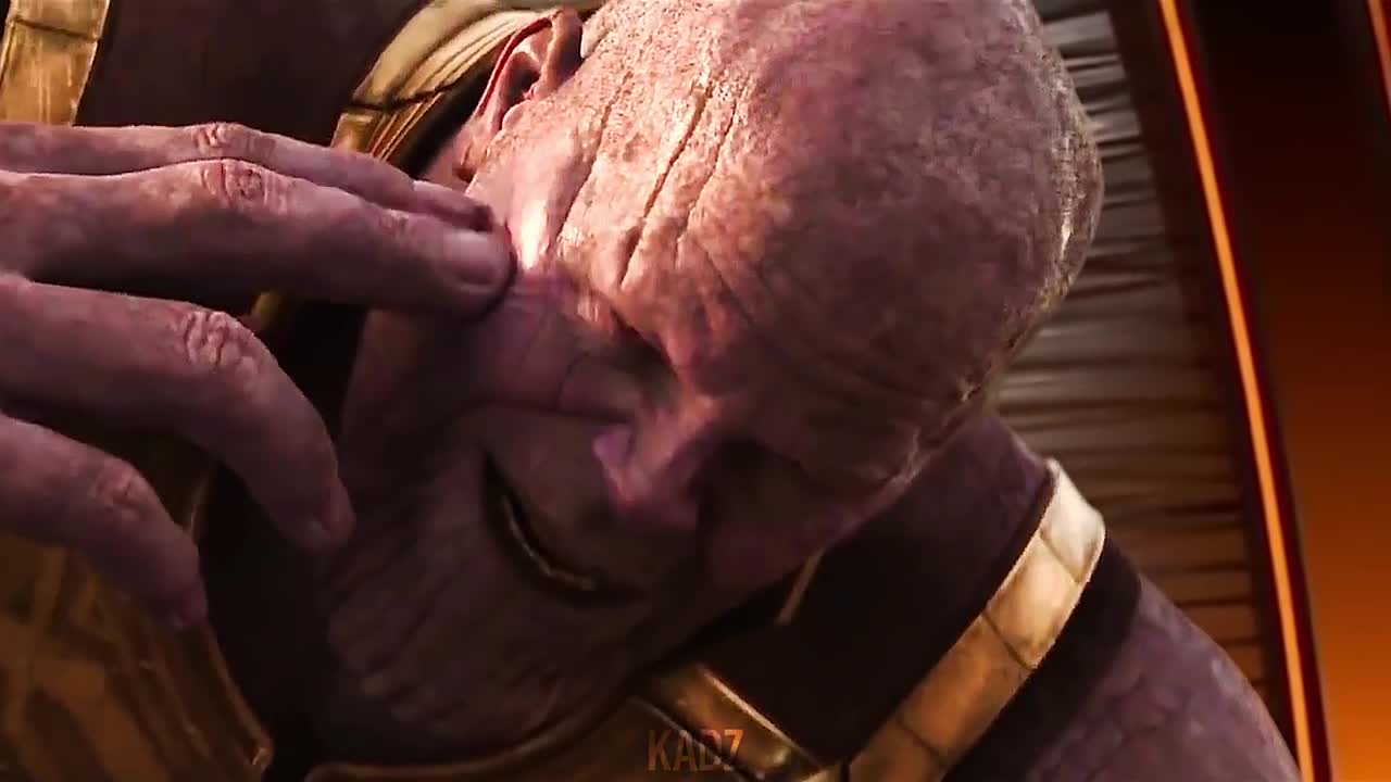 Will Smith slaps Thanos at the oscars