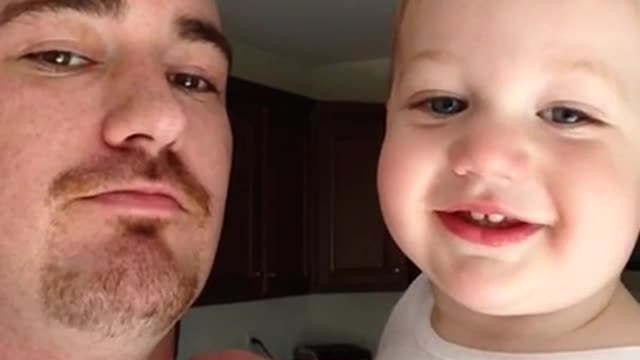 Dad Teaches Baby Boy How To Beatbox