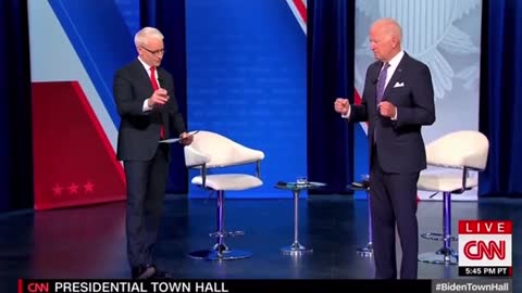 Biden is playing with a imaginary jet pack while being interviewed...