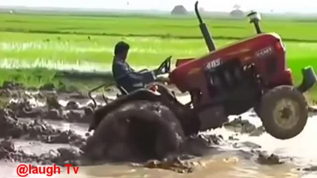 Funny Indian Tractor Fails Compilation