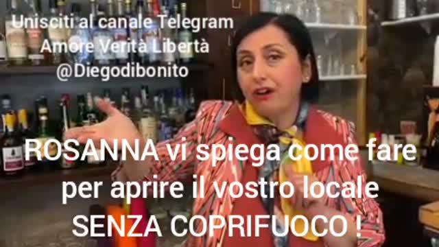 Rosanna Spatari eroina contro la dittatura sanitaria.
