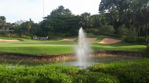 Bali National Golf club Fountain