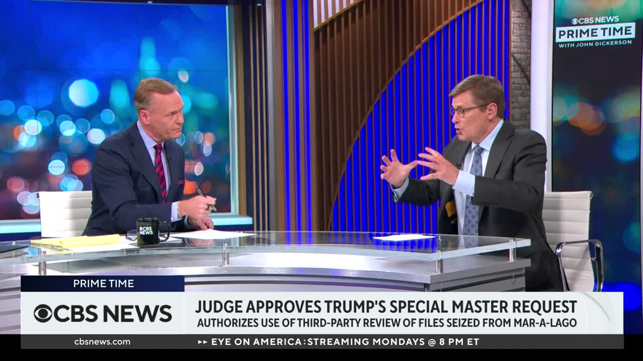 Legal experts discuss judge's ruling in favor of Trump's special master request