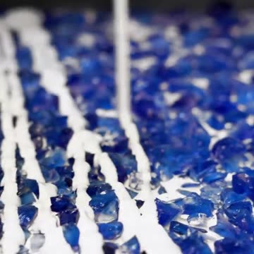 How it's made - Crystal Blue Terrazzo Tiles