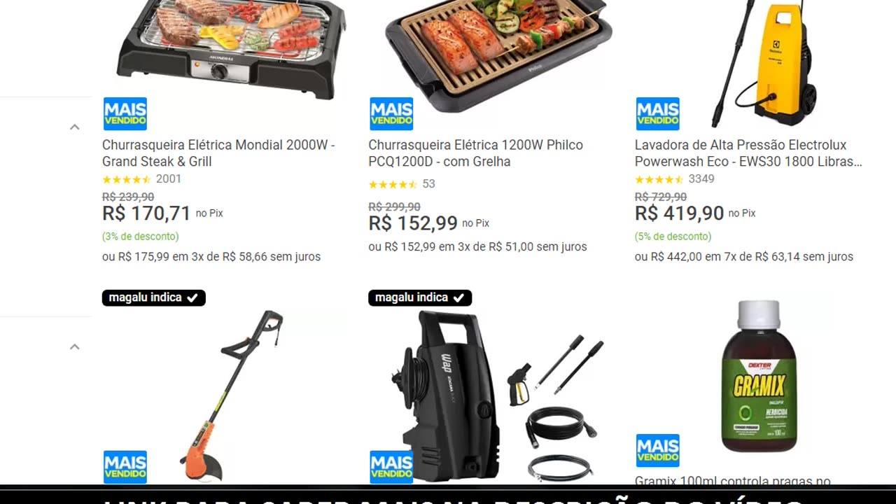 Churrasqueira Elétrica 1200W Philco PCQ1200D - com Grelha