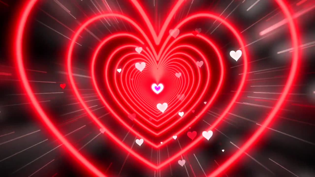 1049. Light Red Heart Background ❤️Romantic Radiance - Heart