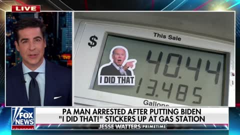 Pennsylvania man arrested for sticking a Biden sticker on a petrol pump | NEWS-19