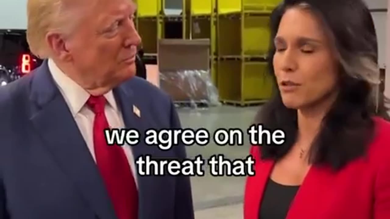 Trump pubblica un nuovo video su TikTok con Tulsi Gabbard