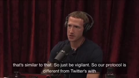 Mark Zuckerberg tells Joe Rogan the FBI came to them and asked them to censor the Hunter Laptop.