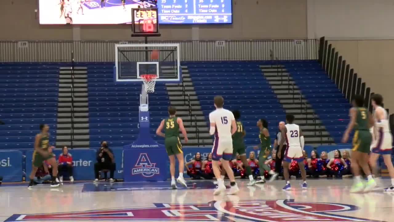 AU Men's Basketball vs William & Mary Highlights