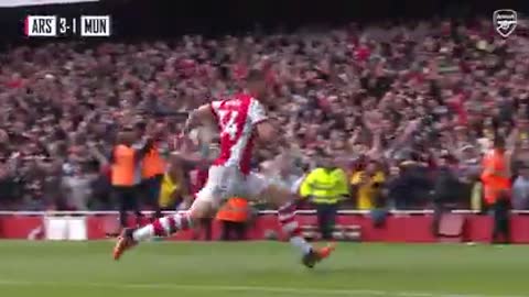 Arsenal 3-1 Manchester United | Full Fan Goal Celebrations | Tavares Saka Ronaldo