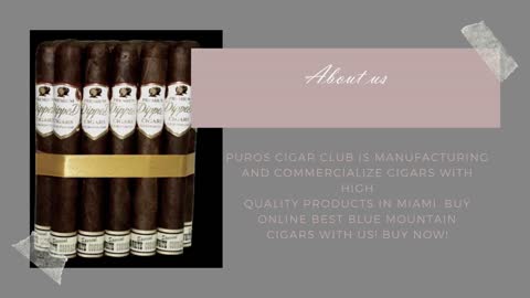 Premium Handmade Cigars