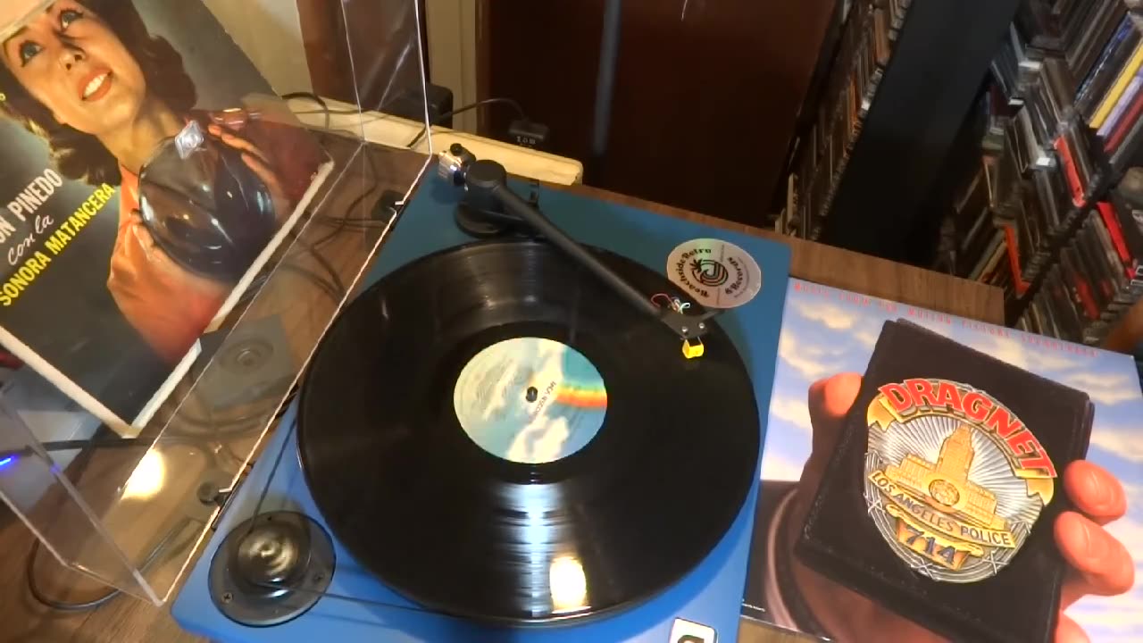 Vinyl artifact: Dragnet 1987 soundtrack