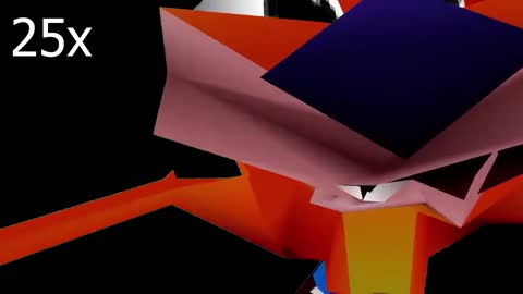 Crash Bandicoot Woah 999x speed