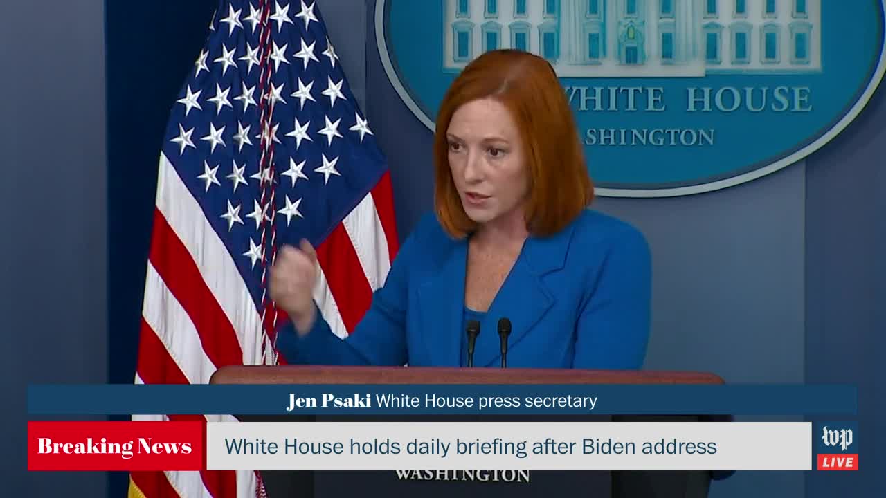 Psaki Responds To Stranded Afghan That Saved Biden